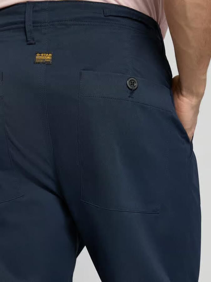 G-Star RAW Pleated Chino Relaxed Tapered Jeans Donkerblauw Heren - Foto 12