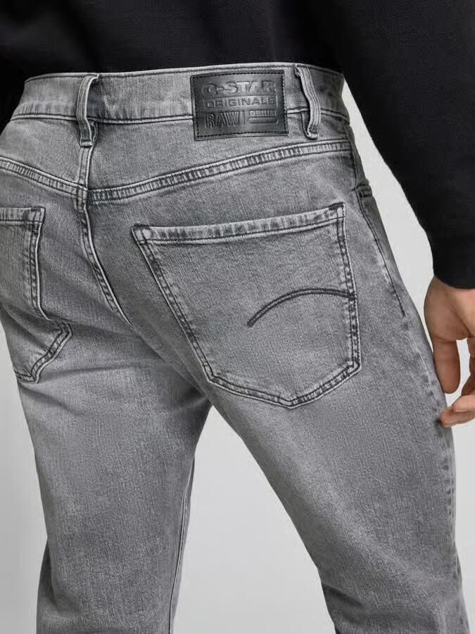 G-Star Raw Straight Jeans D23692-D931 MOSA-G324 FADED GREY NEBLINA - Foto 8