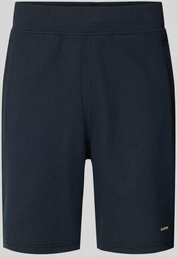 G-Star RAW Structured Jersey Short Donkerblauw Heren - Foto 5