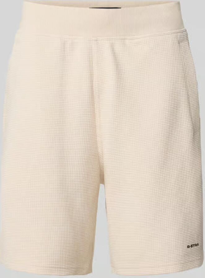 G-Star Raw straight fit short met structuurpatroon - Foto 3