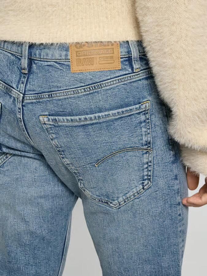 G-Star Raw Straight leg jeans met steek- en achterzakken model 'Mosa' - Foto 11