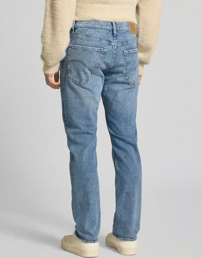 G-Star Raw Straight leg jeans met steek- en achterzakken model 'Mosa' - Foto 11