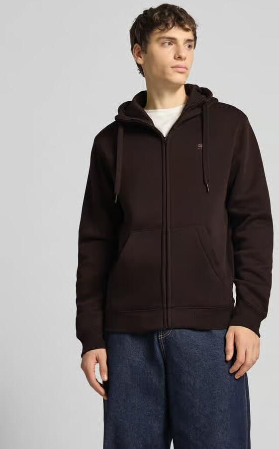 G-Star RAW Premium Core Hoodie Met Rits Bruin Heren - Foto 3