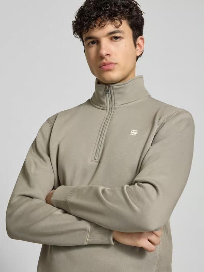 G-Star Raw sweatshirt met opstaande kraag en ritssluiting - Foto 2