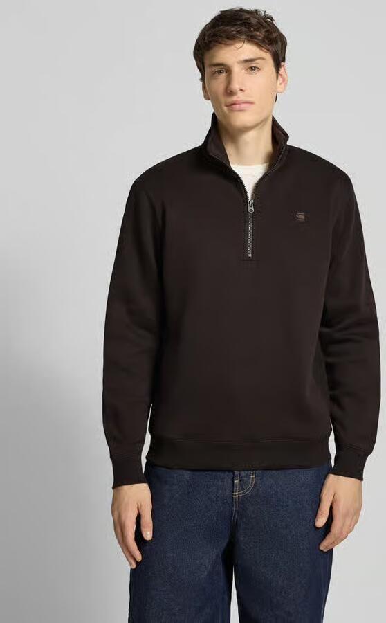 G-Star RAW Premium Core Half Zip Sweater Bruin Heren - Foto 3