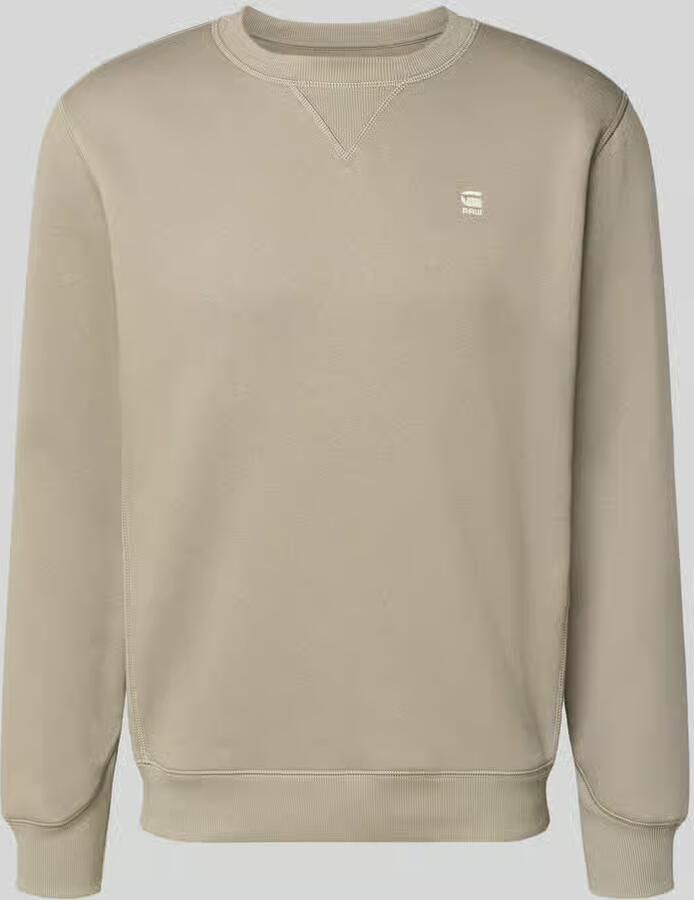 G-Star Raw Sweatshirt met logostitching model 'Premium' - Foto 3