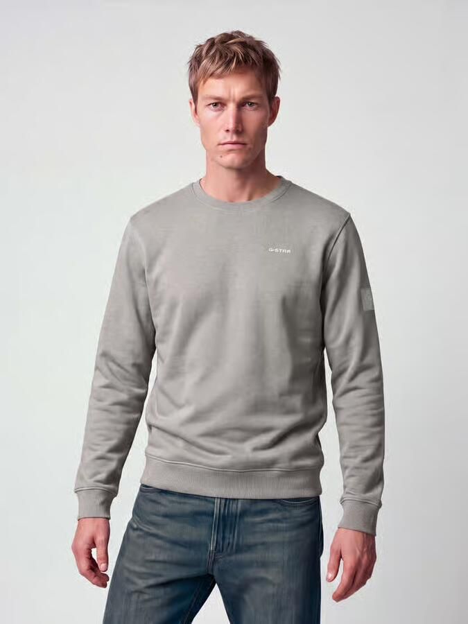 G-Star Raw Sweatshirt met ton-sur-ton logodetails - Foto 3