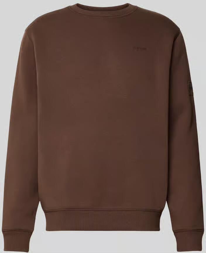 G-Star Raw Sweatshirt met ton-sur-ton logodetails
