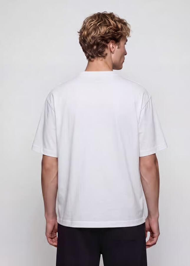 G-Star RAW Multi Text Relaxed T-Shirt Wit Heren - Foto 4