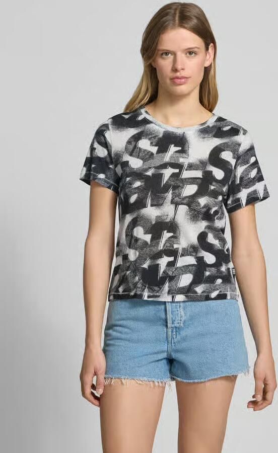 G-Star RAW T-shirt Sprayed Letters met all-over print - Foto 11