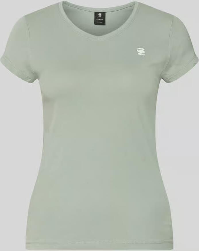 G-Star RAW Eyben Slim 2.0 V-Hals Top Lichtblauw Dames - Foto 4