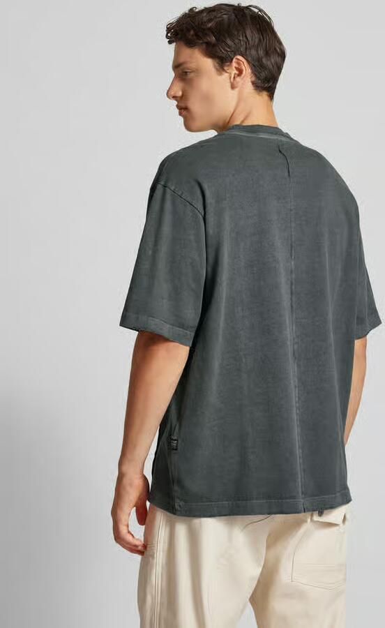G-Star RAW Overdyed Destroyed Boxy T-Shirt Grijs Heren
