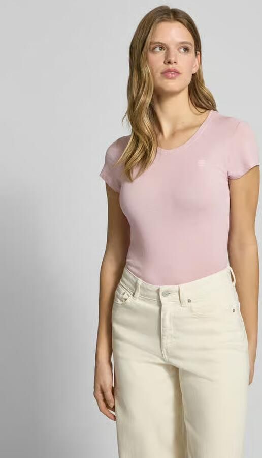 G-Star RAW Eyben Slim V 2.0 T-Shirt Roze Dames - Foto 4