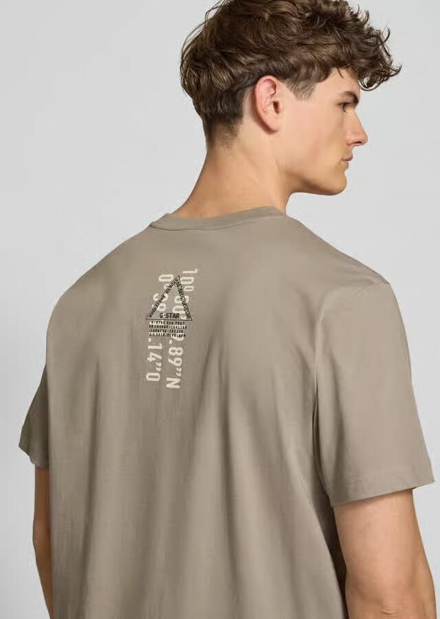 G-Star RAW Layered Back Graphic T-Shirt Beige Heren - Foto 2