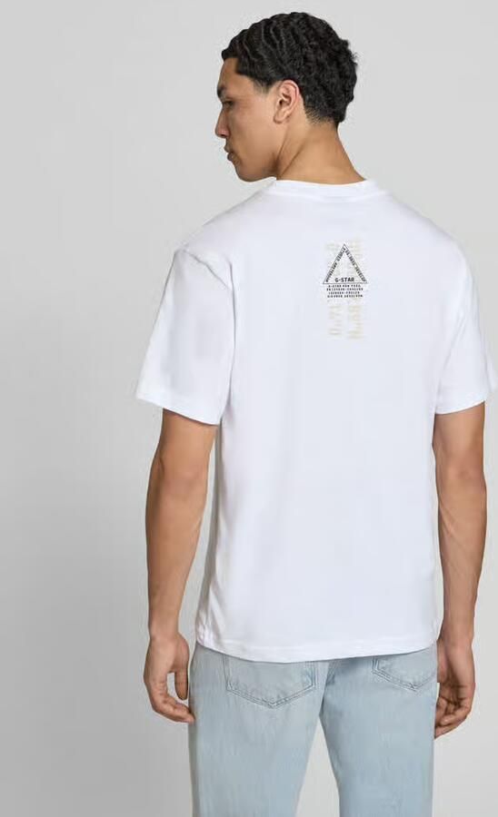 G-Star RAW Layered Back Graphic T-Shirt Wit Heren - Foto 2