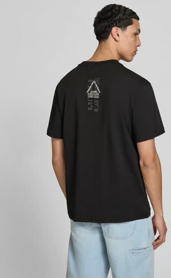G-Star RAW Layered Back Graphic T-Shirt Zwart Heren - Foto 5