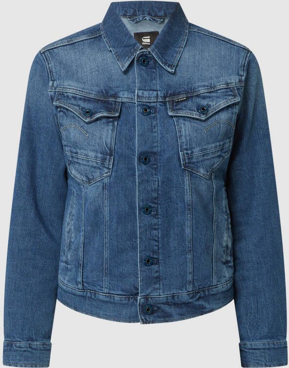 G-Star RAW Jeansjack Arc 3D Jacket met opgestikte klepzakken met lusknoopjes - Foto 4
