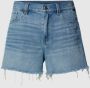 G-Star RAW high waist straight fit short light blue denim - Thumbnail 2