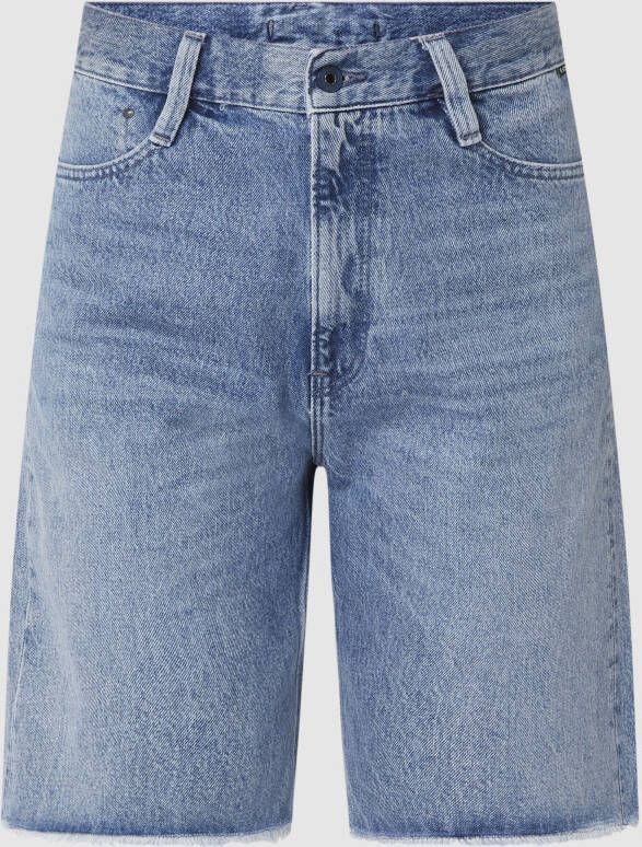 G-Star RAW Jeansbermuda Type 89 met gerafelde rand bij de zoomrand