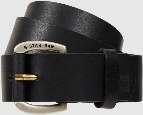 G-Star Raw Leren riem met structuurmotief model 'CROTONE'