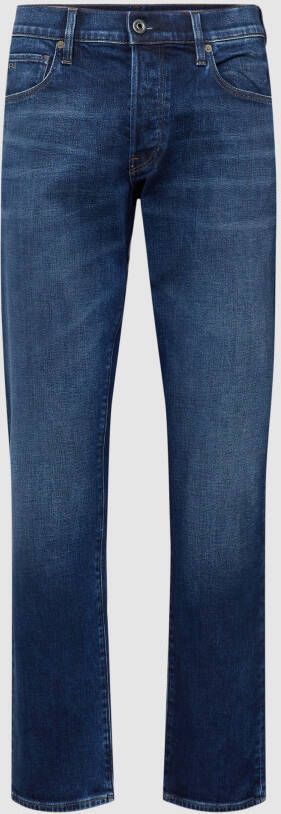 G-Star RAW 3301 Straight Tapered Jeans Donkerblauw Heren