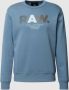 G-Star Raw Sweatshirt met labelprint model 'Multi colored RAW' - Thumbnail 1