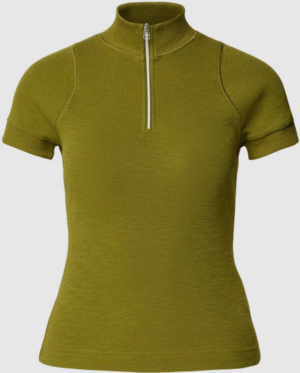 G-Star RAW Ultra Slim Cycling Top Korte Rits Groen Dames