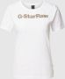 G-Star RAW GS Graphic Slim Top Wit Dames - Thumbnail 2