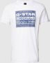 G-Star Raw T-shirt van katoen met labeldetail model 'Bandana' - Thumbnail 3
