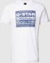 G-Star Raw T-shirt van katoen met labeldetail model 'Bandana' - Thumbnail 2