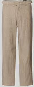 G1920 regular fit linnen broek met Franse steekzakken