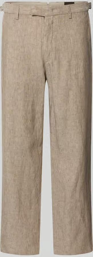 G1920 regular fit linnen broek met Franse steekzakken - Foto 3