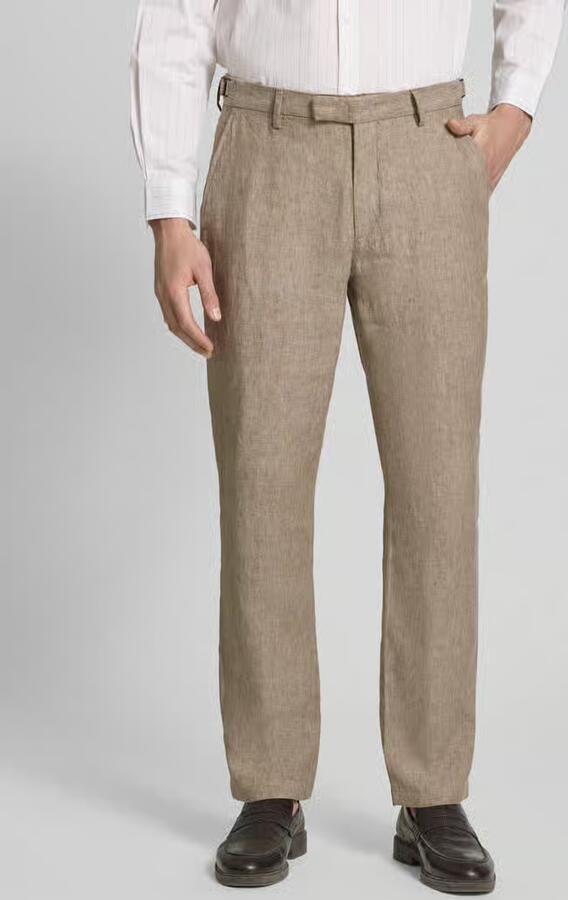 G1920 regular fit linnen broek met Franse steekzakken - Foto 3