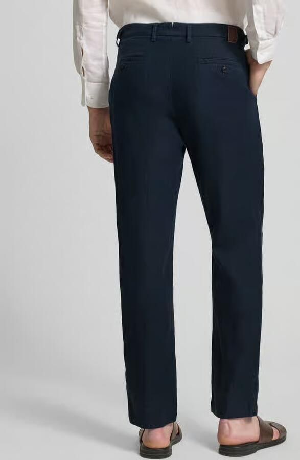 G1920 regular fit linnen broek met Franse steekzakken - Foto 2