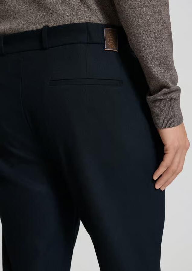 G1920 Stoffen broek met achterzakken model 'Livio'