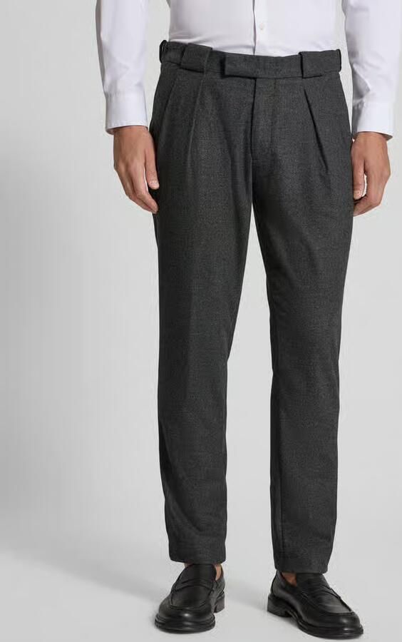 G1920 Stoffen broek met achterzakken model 'Livio'