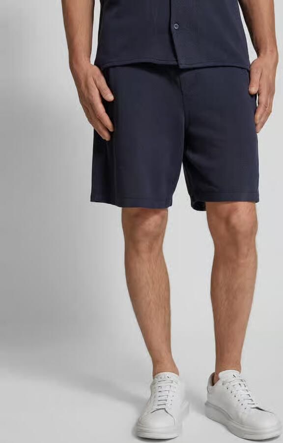 GABBA Korte regular fit broek met streepmotief model 'Fede Win' - Foto 2