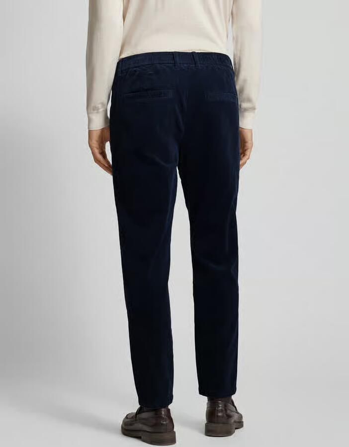 GABBA Regular fit corduroy broek met knoopsluiting model 'MONZA'