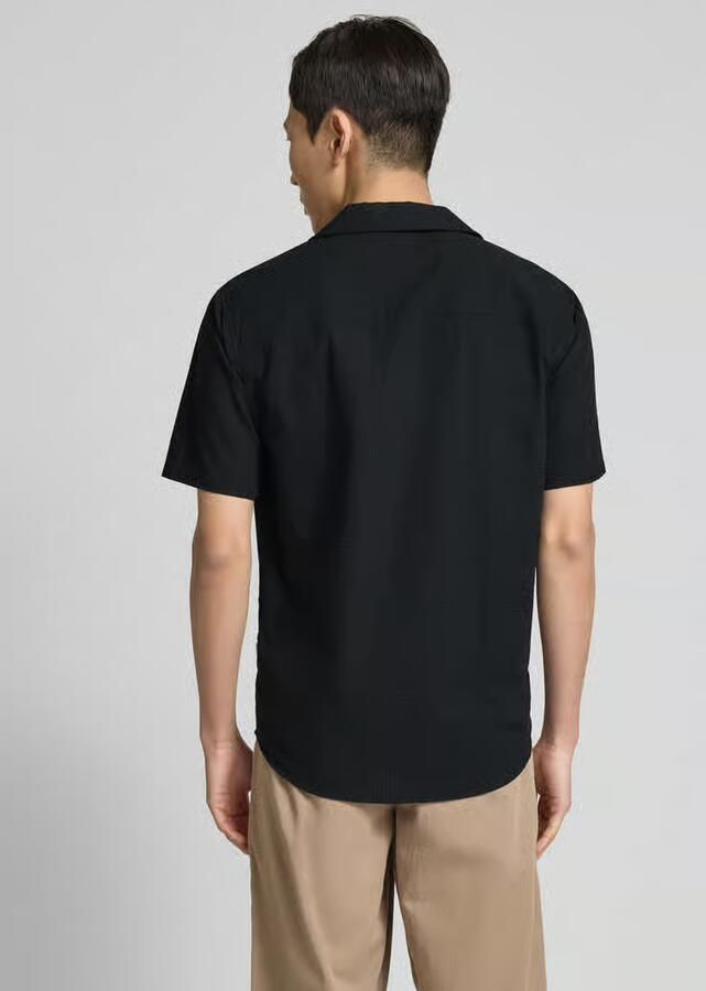 GABBA Regular fit vrijetijdsoverhemd met labeldetail model 'Timo Seer'