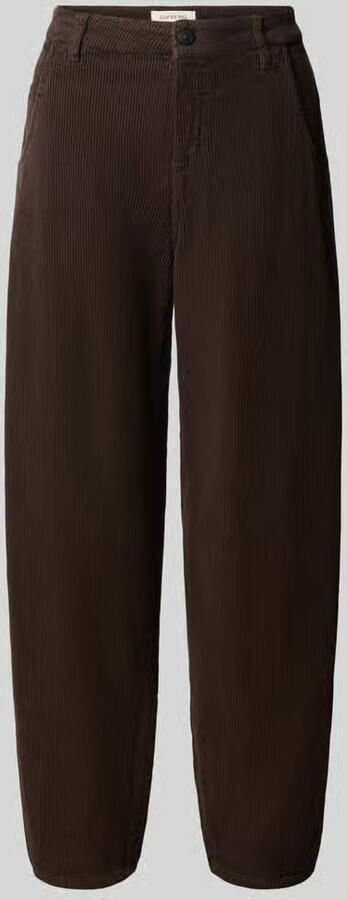 GANG Balloon fit corduroy broek van katoenmix model '94VIA'