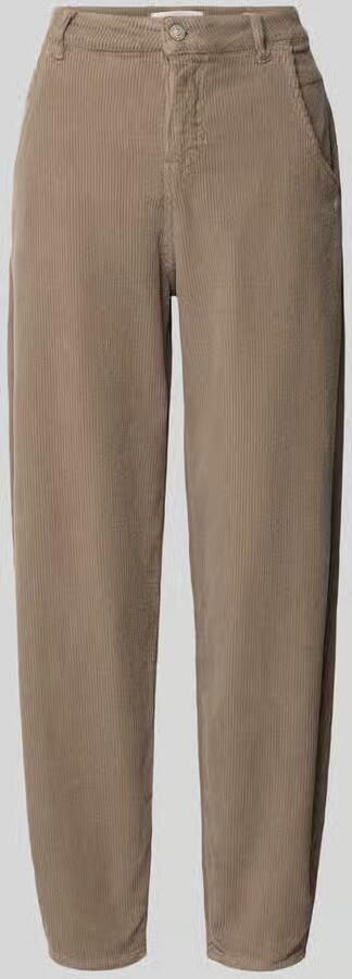 GANG Balloon fit corduroy broek van katoenmix model '94VIA'