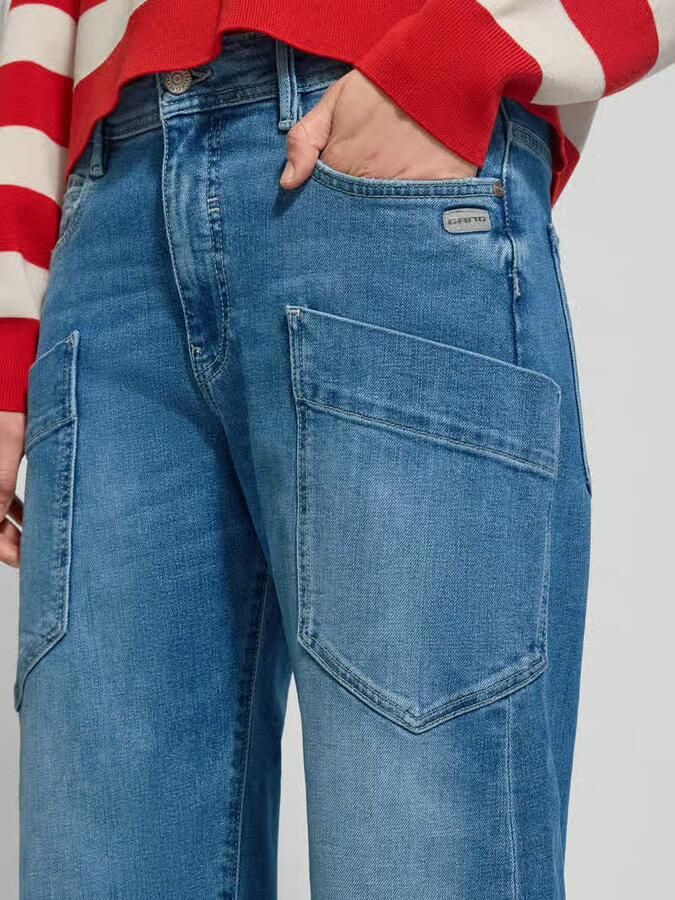 Gang Barrel fit jeans met opgestikte zakken model 'Ida Worker' - Foto 2
