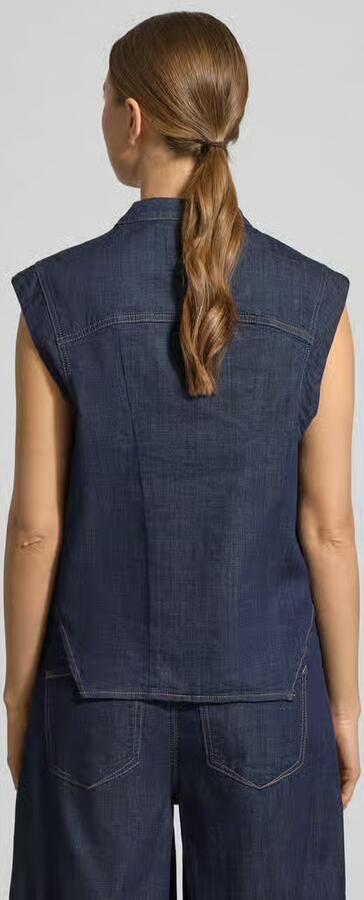 GANG Bodywarmer met Opstaande kraag en Knoopsluiting Model 'Lara' - Foto 4