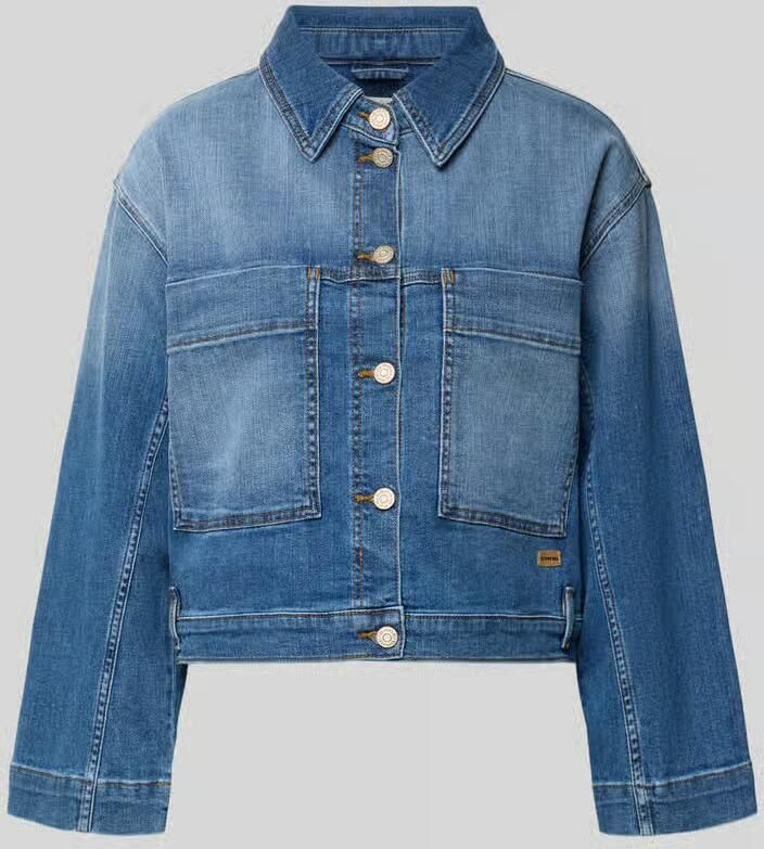 GANG jeansjack in used-look met labeldetail model 'Tina' - Foto 2