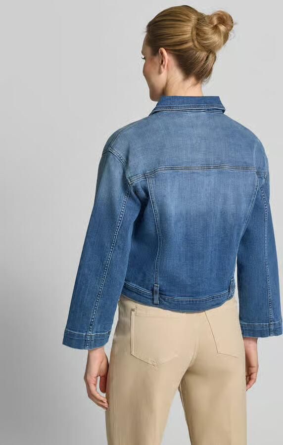 GANG jeansjack in used-look met labeldetail model 'Tina' - Foto 3