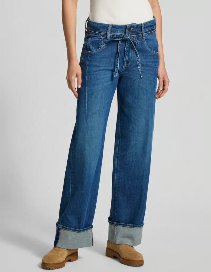 Gang Loose fit jeans met strikceintuur model 'CLAIRE' - Foto 2