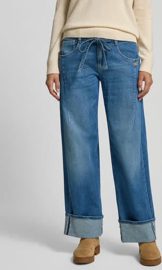 Gang Loose fit jeans met strikceintuur model 'CLAIRE'