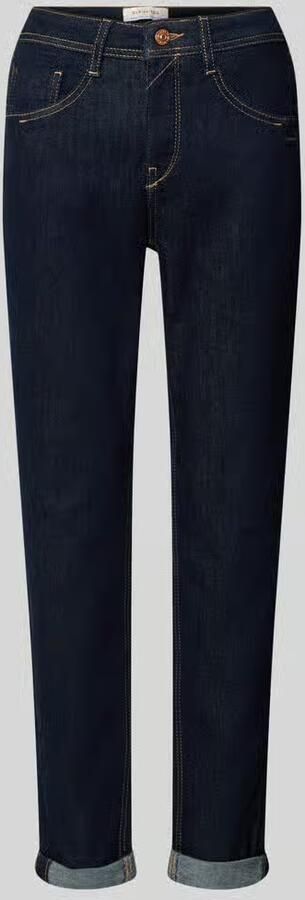 GANG Slim fit jeans met omslagafwerking