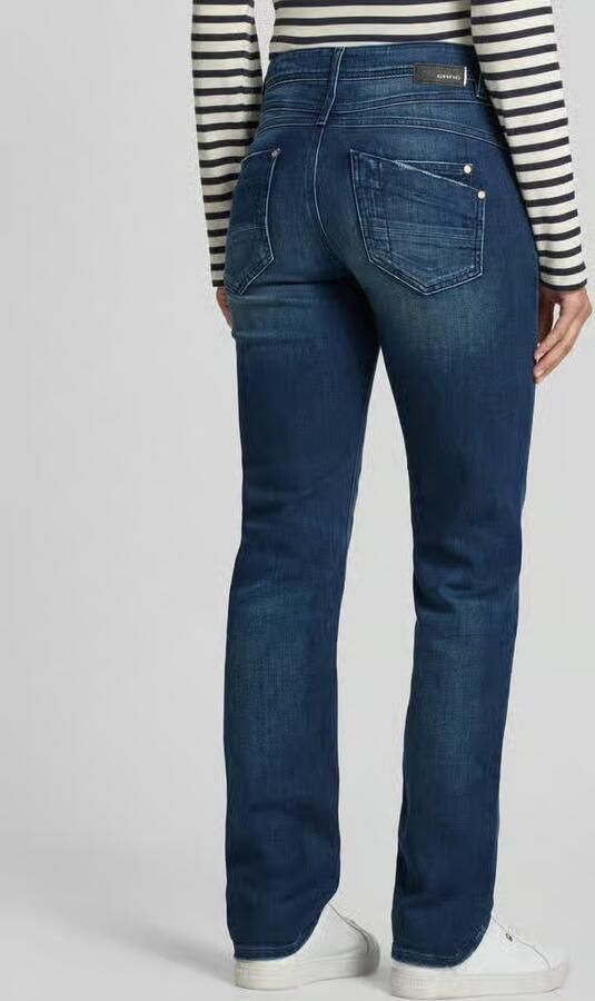 GANG straight fit jeans van katoenmix model 'AMELIE' - Foto 3