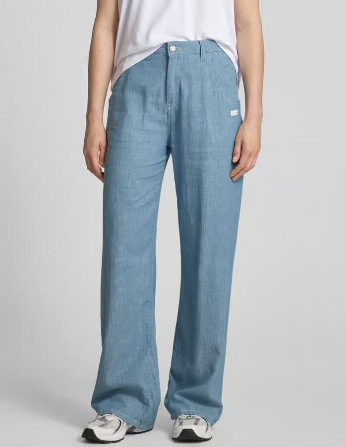 Gang Wide fit broek in denimlook model 'Via Wide' - Foto 2